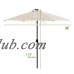 Vidagoods 10' ft LED Solar Powered lights Aluminum  Outdoor Table Patio Market Yard Beach Umbrella (5 Colors)   
